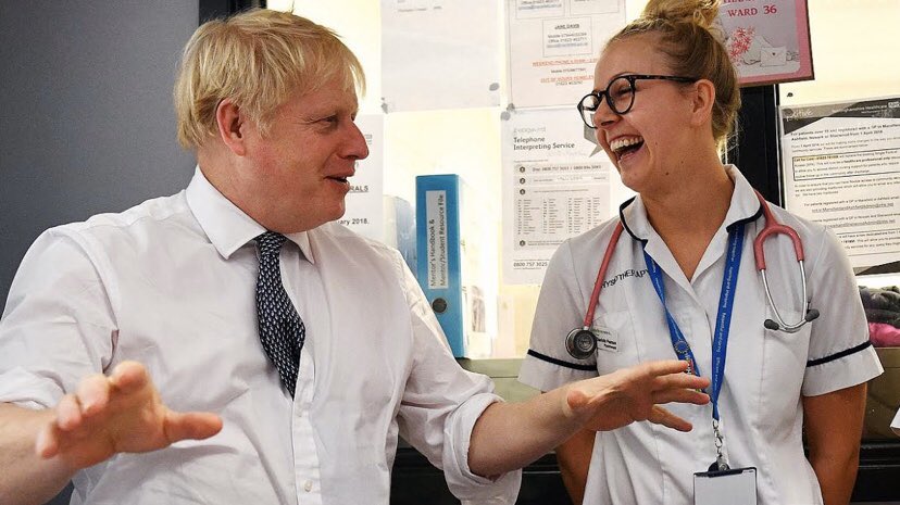 RClyfan's tweet photo. @BorisJohnson: Thanks so much for saving my life!

Overseas Nurse: No problem it’s my job....I actually need to use the NHS myself....

BJ: Sure, that human right will be £624 

ON: Can I pay in claps?

BOTH LAUGH: haha

BJ: haha, no no no we don’t take empty gestures 

#PMQs https://t.co/Z6V2ui2Rwi