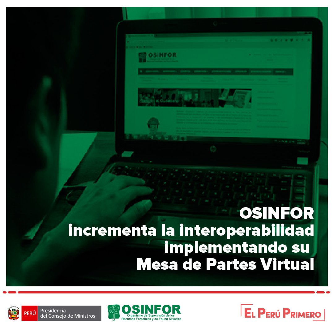 OsinforPeru's tweet photo. #OSINFOR avanza hacia su #TransformaciónDigital implementando la Mesa de Partes Virtual para envío y recepción automáticos de documentos electrónicos a entidades públicas que ya gestionan trámites en la #PIDE, administrada por #PCM a través de su #SEGDI.
https://t.co/41UeermsCK https://t.co/N17iu9aFTJ