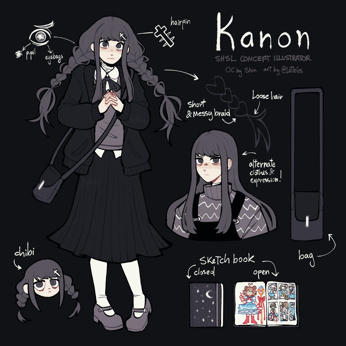 Iattecos's tweet photo. commission de ref sheet pra uma amiga minha ✨ https://t.co/HIho6hlMjM