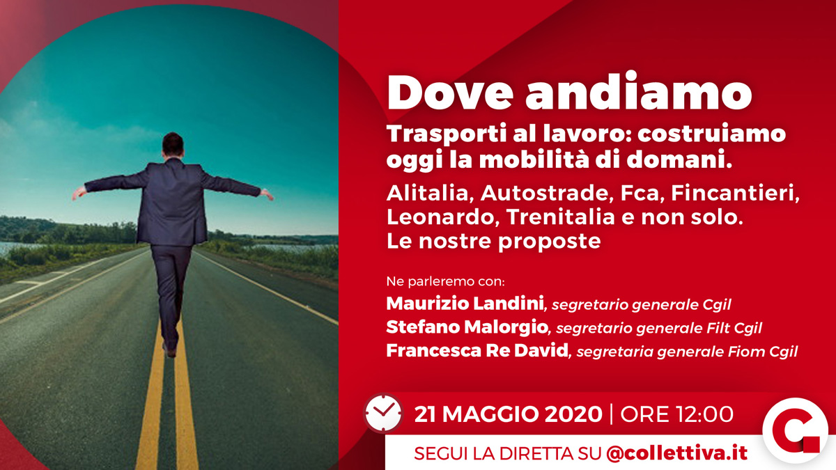 Domani conferenza stampa con i segretari generali di <a href="/cgilnazionale/">CGIL Nazionale</a> <a href="/FiltCgil/">Filt Cgil Nazionale</a> <a href="/fiomnet/">Fiom-Cgil nazionale</a>, #MaurizioLandini, <a href="/stefanomalorgio/">stefano malorgio</a> e <a href="/FrancescaRedav2/">FrancescaRedavid</a> in diretta su <a href="/collettiva_news/">Collettiva</a> per discutere della #mobilità di domani.
#trasporti