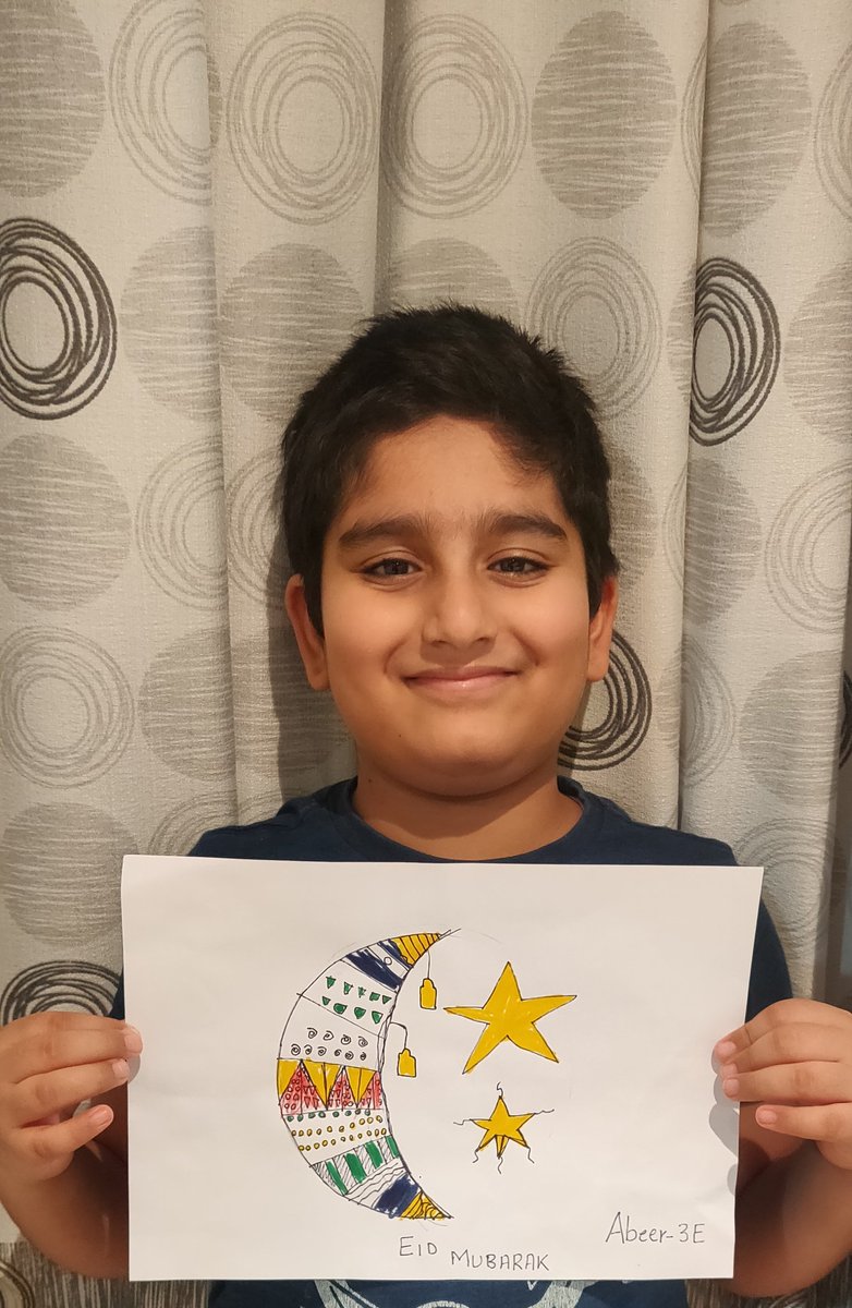 kalrapreeti's tweet photo. In the holy month of Ramadan Abeer made 2 cards to wish his teachers and friends Ramadan  Kareem and Eid Mubarak during his Art class.
Thanks to Art teacher @sumitavamaity Sir.
@famidachoudhar1 
@gemsnms_alkhail 
@ShettySampoorna https://t.co/dK27BJZSmz