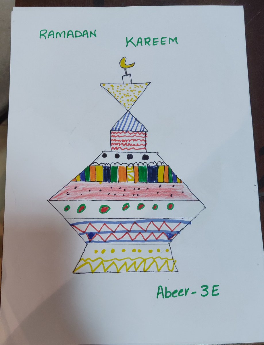 kalrapreeti's tweet photo. In the holy month of Ramadan Abeer made 2 cards to wish his teachers and friends Ramadan  Kareem and Eid Mubarak during his Art class.
Thanks to Art teacher @sumitavamaity Sir.
@famidachoudhar1 
@gemsnms_alkhail 
@ShettySampoorna https://t.co/dK27BJZSmz