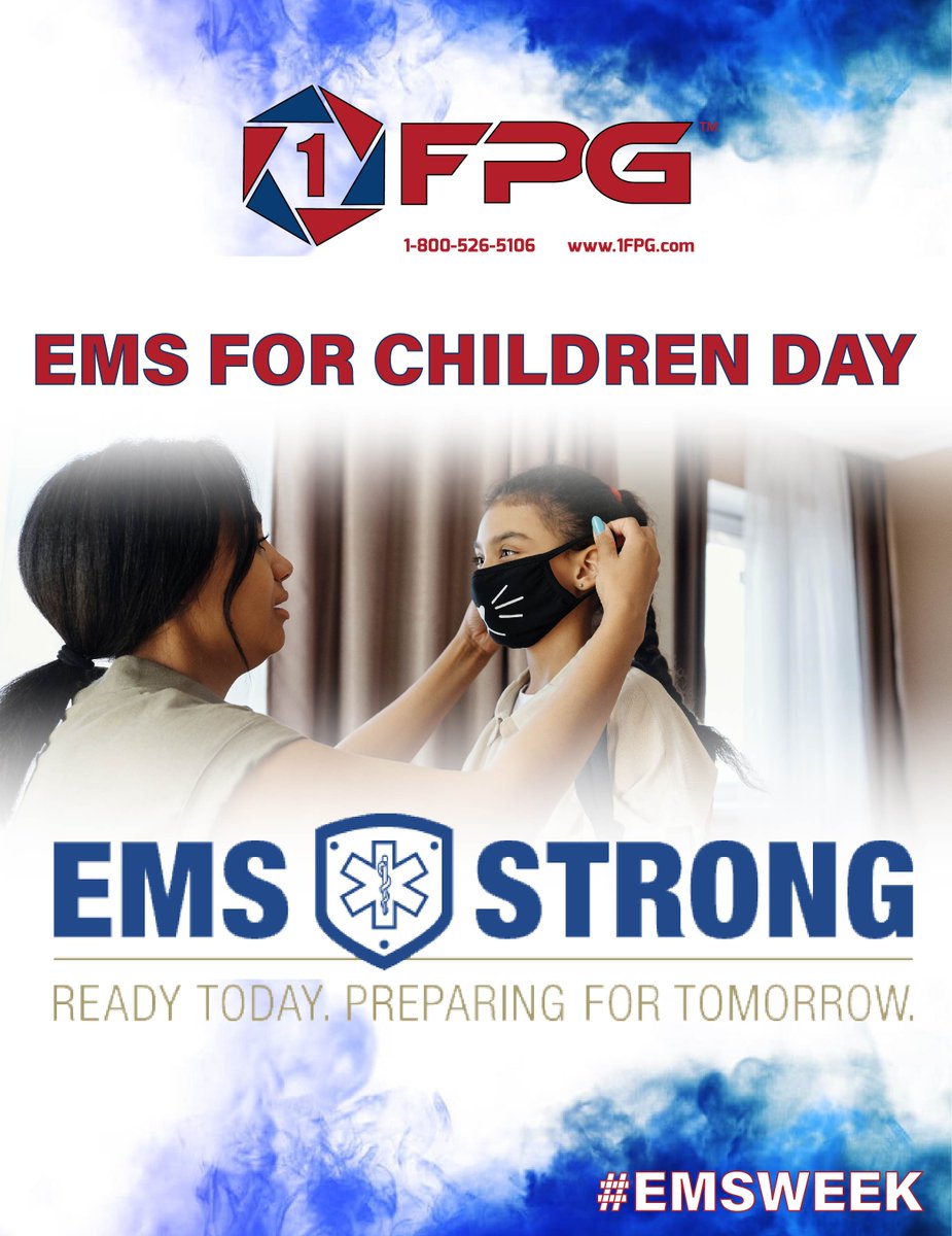 Today's theme during #EMSWeek is EMS for Children Day! Thank you to all EMS providers who go above and beyond for our children!