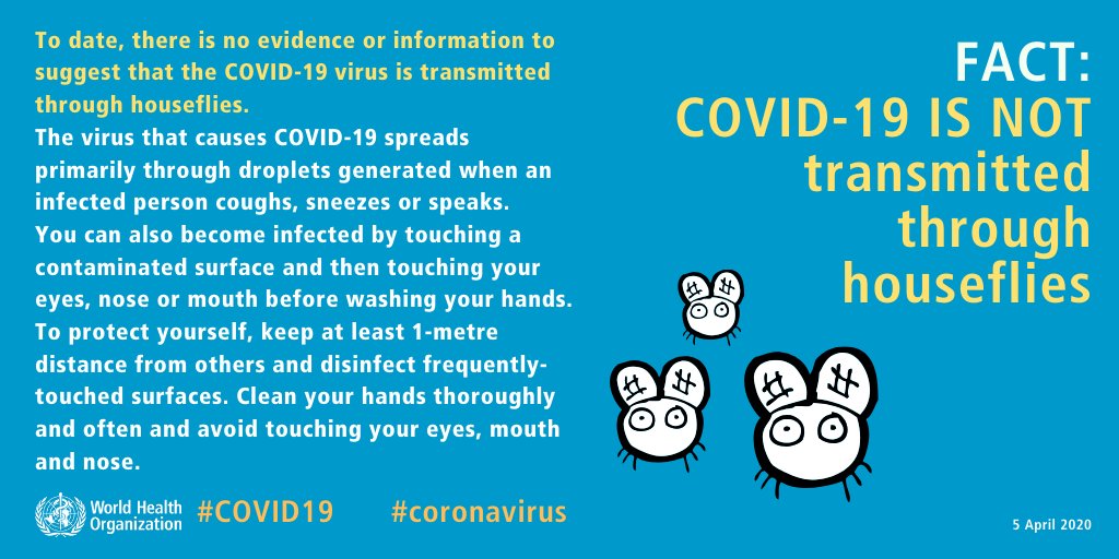 POasisnyc's tweet photo. A few more #Covid_19 #Mythbusters  and #facts from the World Health Organization (@WHO ) #share #retweet #information #KnowledgeIsPower #healthcare #health #safety #becareful #mujert #oasisnyc #oasisfierce https://t.co/XNmvKCribF