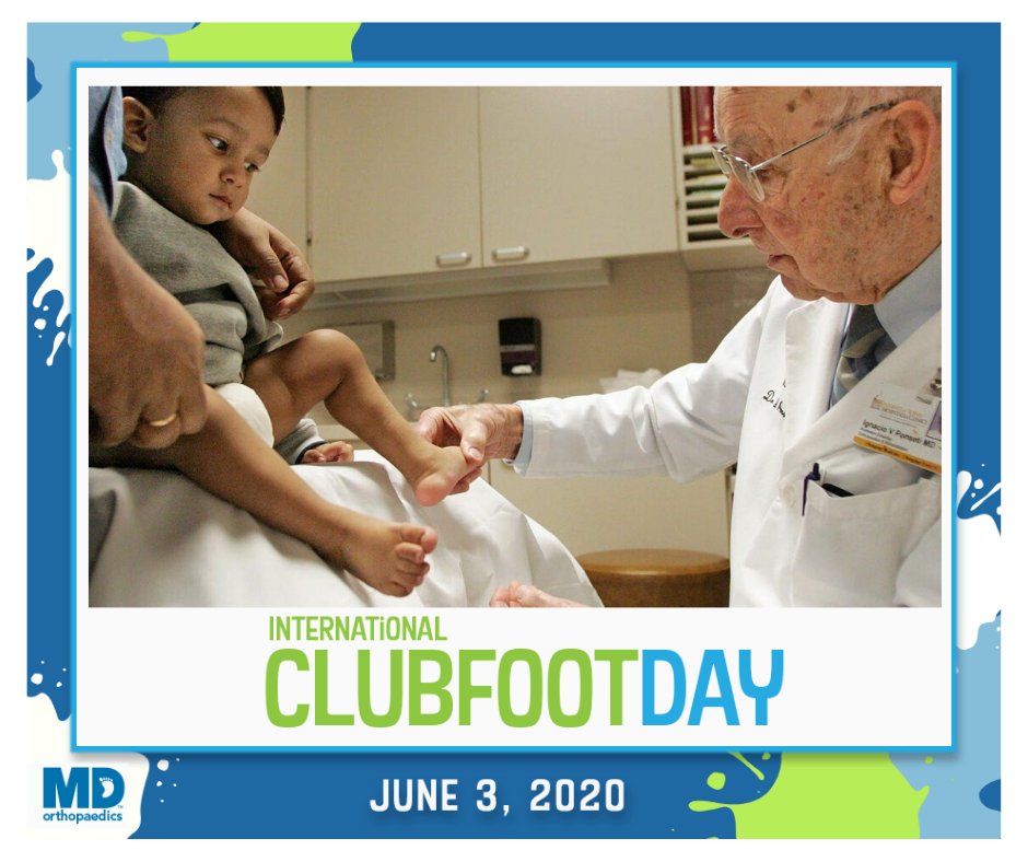 md_orthopaedics's tweet image. June 3 is also Dr. Ponseti&apos;s birthday! Unhappy with painful surgical repair options, he developed a gentler method to gradually move a #clubfoot into proper position. The #Ponseti_Method earned him worldwide acclaim, but Dr. Ponseti continued to treat patients well into his 90s.