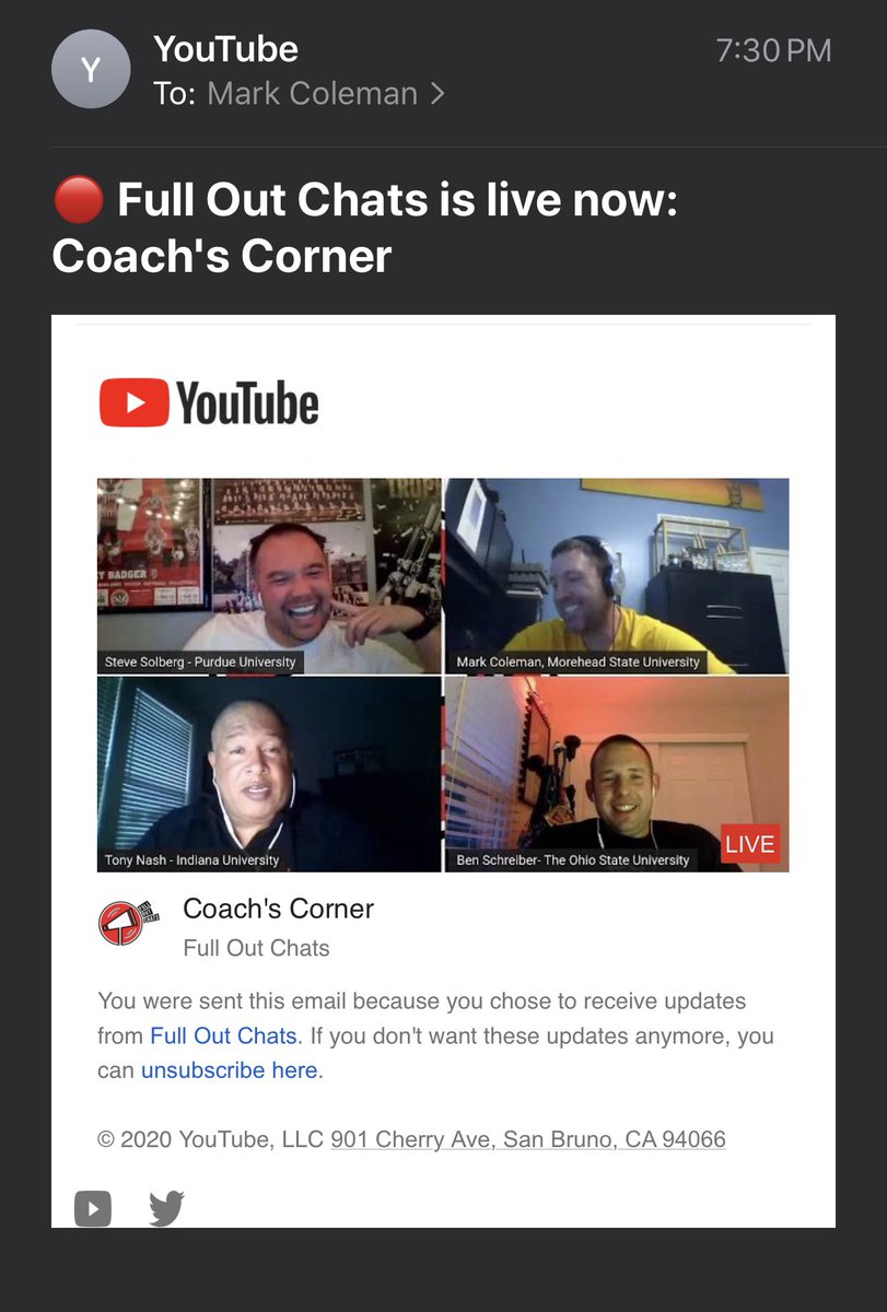 cheercoachmark's tweet photo. Tonight on YouTube! (https://t.co/3Cq28UuFzW)
Another Coach's Corner! Tonight we discuss the USASF giving srβs another year of eligibility, & the big buzz word: Culture. We each explain what we think that is! It'll be another great show tonight at 7:30 pm EST! #FullOutChats https://t.co/ZhqYdQpqWY