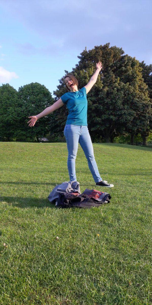 LeedsRapper's tweet image. Virtual @OssettBeercart has us social distance practising Celebration in the parks while we continue to catch up online. Do y’all remember practising in pubs? Wild times.