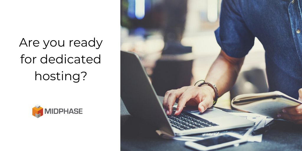 Midphase's tweet photo. You may have heard the term “dedicated server hosting” and wondered what it meant or how it could be beneficial to you and your business. We can help. Learn more about a dedicated hosting solution today: https://t.co/gwoW01Soy9 #hosting #dedicated #server #ecommerce #webhosting https://t.co/RxUgmnHP1n