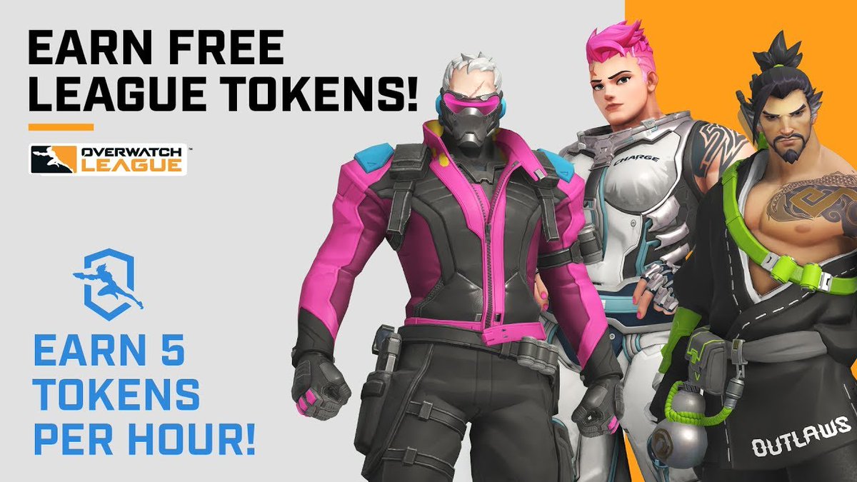 Les jetons font leur grand retour dans l'Overwatch League. Gagnez 5 jetons par heure en suivant la compétition en direct sur le site officiel Overwatch League, ou sur mobile ou sur l'application de l'Overwatch League ! bit.ly/2LNVqDa
