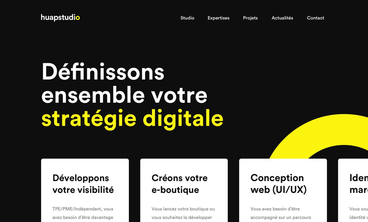 huapstudio's tweet photo. Nouvelle mouture de notre site. Des offres explicites, un design sur-mesure réalisé avec nos petites mains. 
Nous n'attendons plus que vous, pour continuer à faire vivre cette passion qu'est notre studio de création ! 💛

https://t.co/98IgURIAXs

#design #digital #web https://t.co/64pAI6uTOA