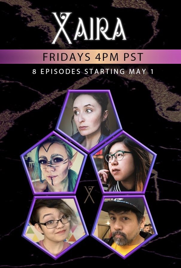 GildingLight's tweet photo. Don't forget to catch the next episode of #Xaira over at
https://t.co/oEkhnRUz8V this Friday at 4pm PST
DM  @WhiteRabbitPic
Brought you you by  @GildingLight &amp; @Scratticus_ https://t.co/wAAXxEil1l