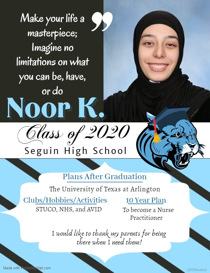 JuanSeguinHS's tweet image. #SeguinNation #SeniorSpotlight