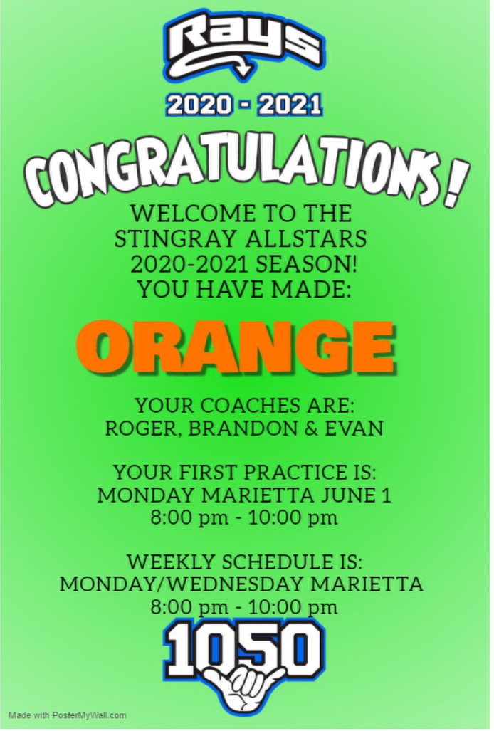 AveriMorrison's tweet photo. Orange rays round 4 🍊 https://t.co/XSWxX1ncnH