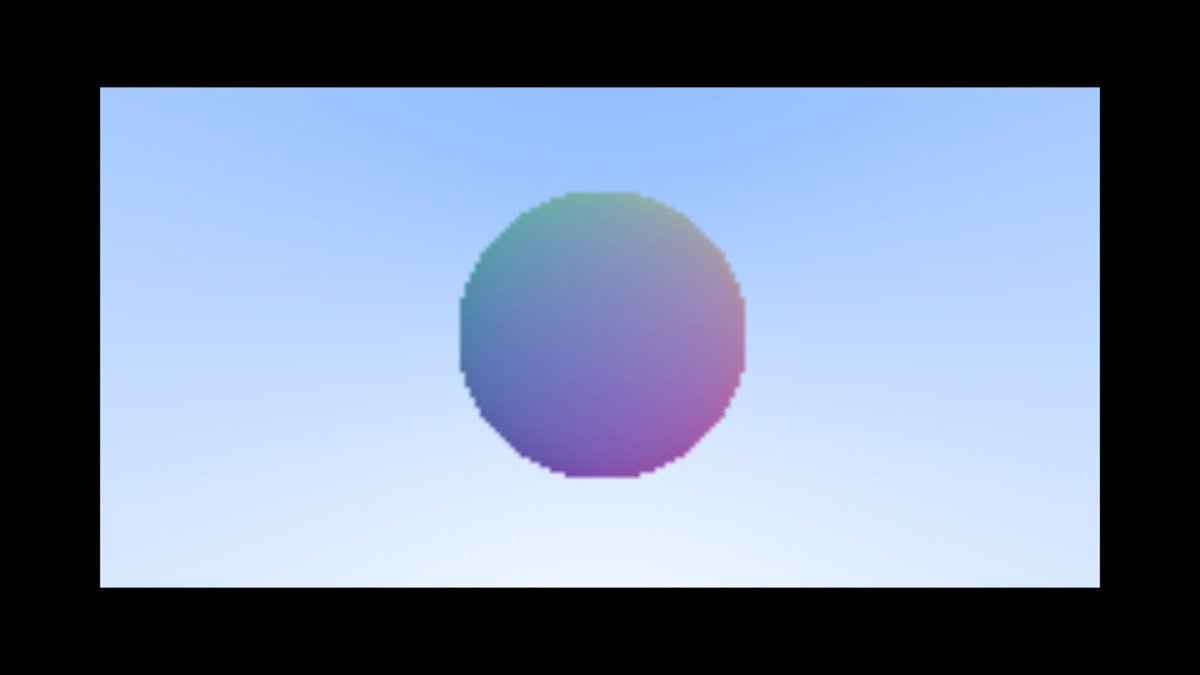 2731hai's tweet photo. Learning @rustlang by building the ray tracer from https://t.co/IwmQSdEV2A
Not the whole thing but a few chapters in, this is what I got! Exciting stuff!
#Rust #render https://t.co/r5kM9GrvBz