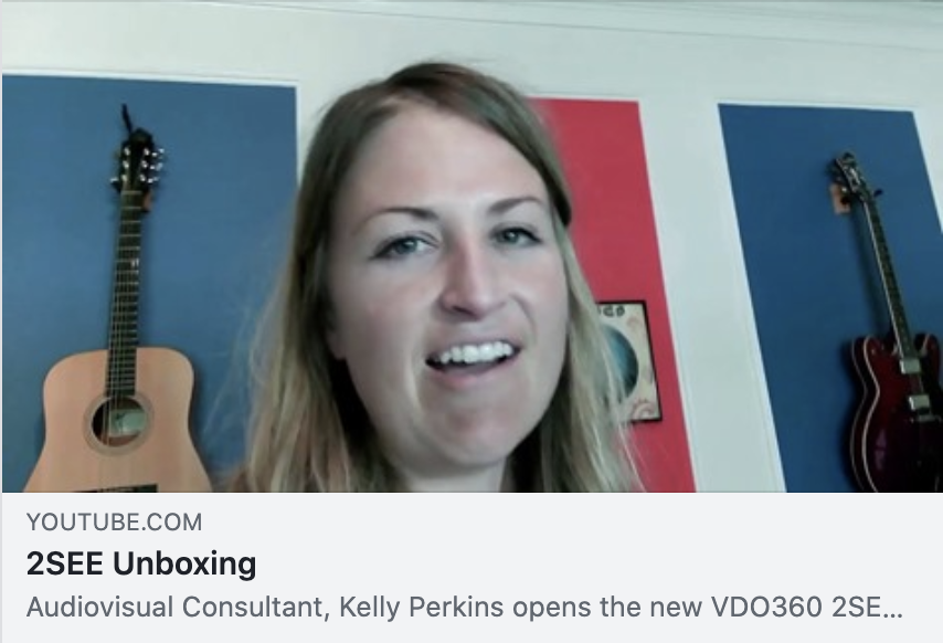 vdo360's tweet photo. Audiovisual Consultant, @kellypperkins opens the new VDO360 2SEE all-in-one USB webcam and microphone. Check it out! https://t.co/f0RghTlMqm

#2SEE #USBcamera #USBwebcam #webcam #almoproav https://t.co/mcF0iOzUw9