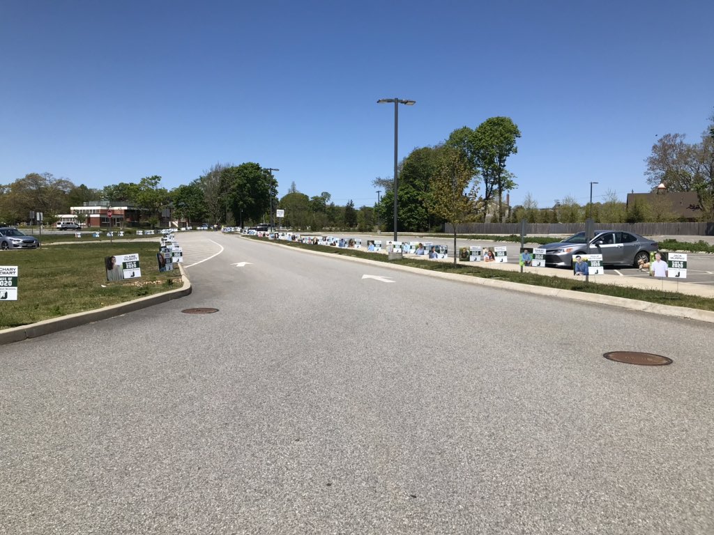Be sure to stop by DHS and say hello to the <a href="/Dux2020/">Dux Class of 2020</a> Seniors will be able to take their signs home when they pick up their cap and gown next Wednesday and Thursday. I suggest you enter the campus by the library for best view. @DuxAthletics @duxbury_ps <a href="/duxschools/">Duxbury Schools</a> <a href="/duxburyclipper/">Duxbury Clipper</a>