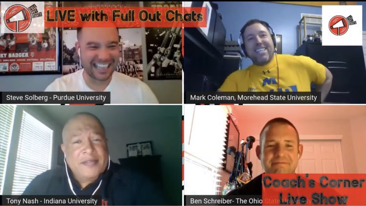 MSUEaglesCheer's tweet photo. TUNE IN TONIGHT! Coach Coleman & his friends for another Coach's Corner! https://t.co/8JGCgqf6l7
Tonight they discuss the USASF announcement of giving srβs extra year of eligibility, and the buzz word: Culture. It'll be another great show at 7:30 pm est! #FullOutChats https://t.co/QXpPVENsgt