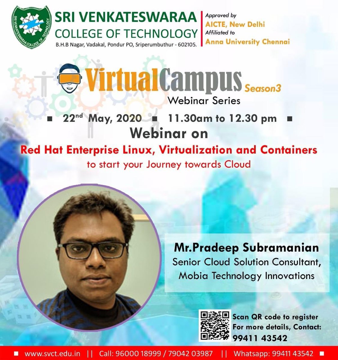 seenuh83's tweet photo. #webinar #redhat #redhatlinux #linux #cloud #virtulization #containers #svct #svctvirtualcampus #technology #engineering #cse #students #india #jobs #facebook #instagram #follow #like #socialmedia #whatsapp #google #digitalmarketing #socialmediamarketing #trending #live #share https://t.co/eXUAs8dhja