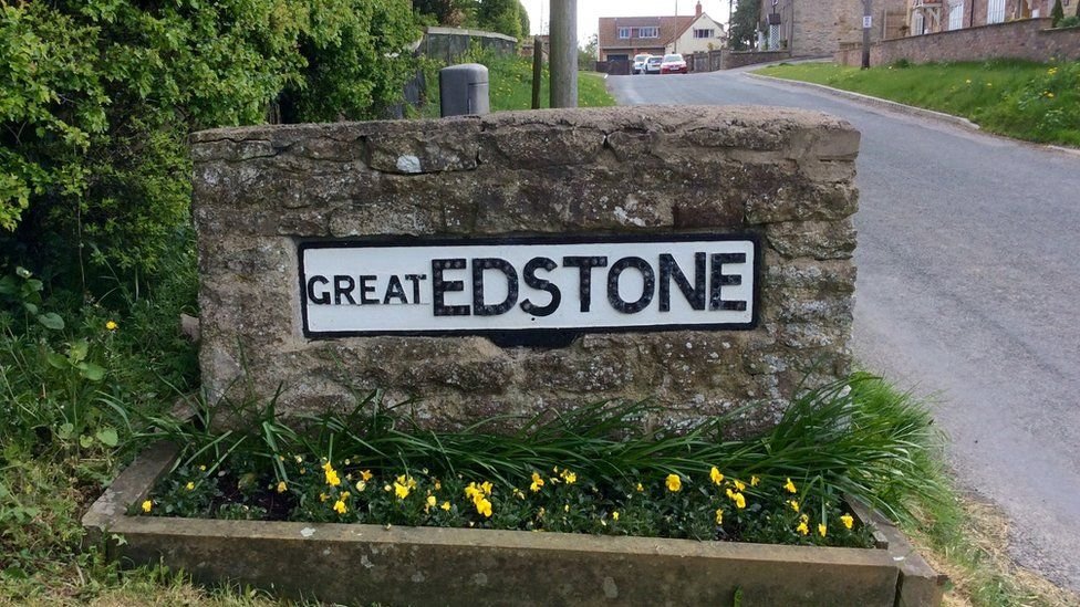 "I'll take you to Edstone first!", he announced, pointing westwards."The carven symbol of political dumbing down?"