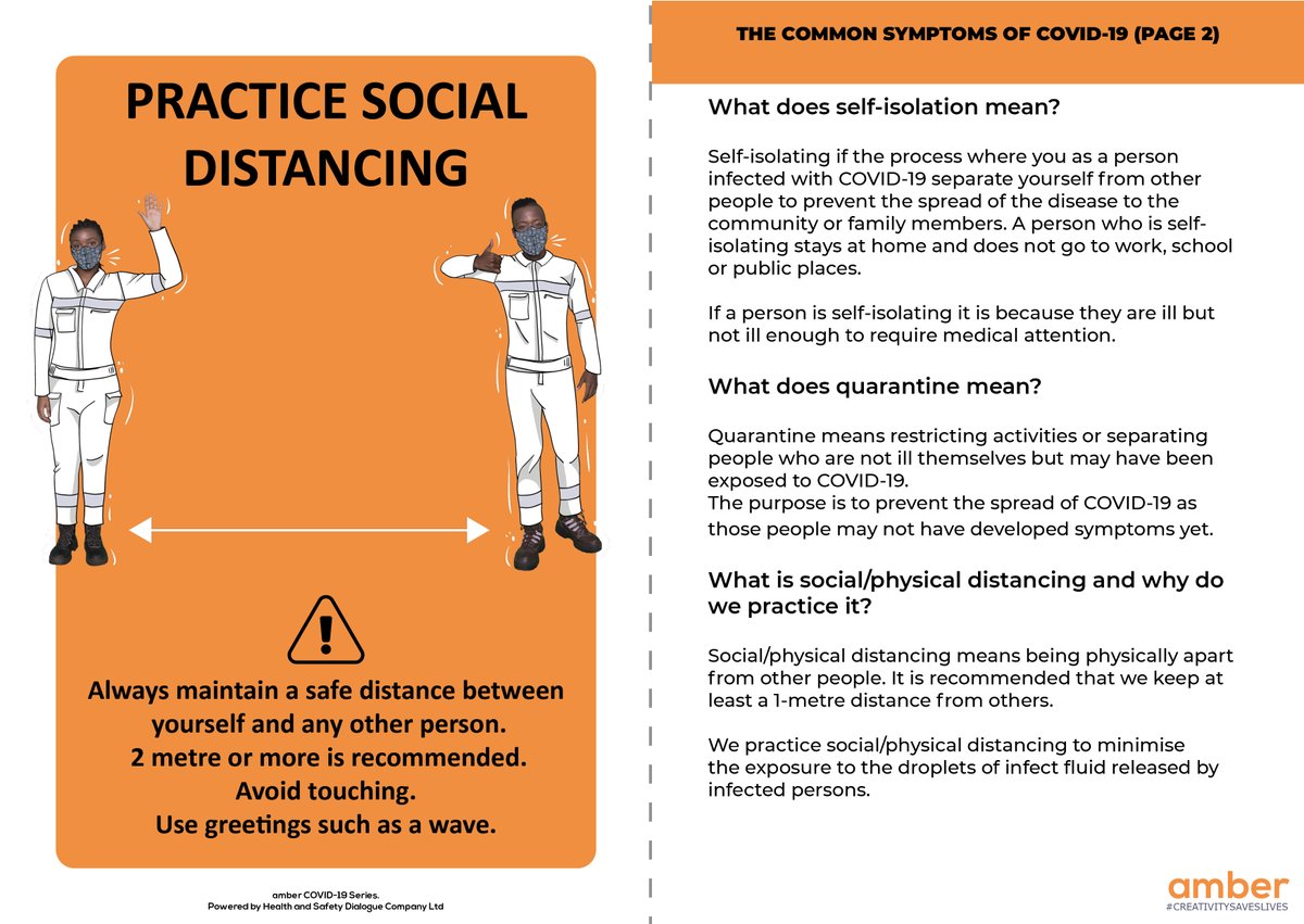 amberohscomms's tweet photo. For the full set of #toolboxtalks download here https://t.co/IJj5jE2vVG  Designed in South Africa for Africa #amberohscomms #healthandsafety #covid19 #Level4Restrictions https://t.co/P45OphlSJR