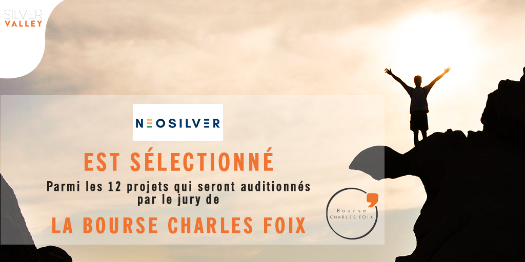 Neosilver (@neosilver_fr) on Twitter photo 🔆Annonce
Nous avons le plaisir de vous annoncer que Neosilver est en lice pour la prestigieuse Bourse Charles Foix et sera auditionné par son exigeant jury la semaine prochaine !
<a href="/SilverValley_/">Silver Valley</a> <a href="/NICOLAS_MENET/">Nicolas Menet</a> <a href="/Cnav_actu/">cnav_actu</a> <a href="/WILCO_startup/">WILCO</a> <a href="/Incub_Dauphine/">Incubateur Paris-Dauphine</a>
#Boursecharlesfoix2020 🔆Annonce
Nous avons le plaisir de vous annoncer que Neosilver est en lice pour la prestigieuse Bourse Charles Foix et sera auditionné par son exigeant jury la semaine prochaine !
<a href="/SilverValley_/">Silver Valley</a> <a href="/NICOLAS_MENET/">Nicolas Menet</a> <a href="/Cnav_actu/">cnav_actu</a> <a href="/WILCO_startup/">WILCO</a> <a href="/Incub_Dauphine/">Incubateur Paris-Dauphine</a>
#Boursecharlesfoix2020
