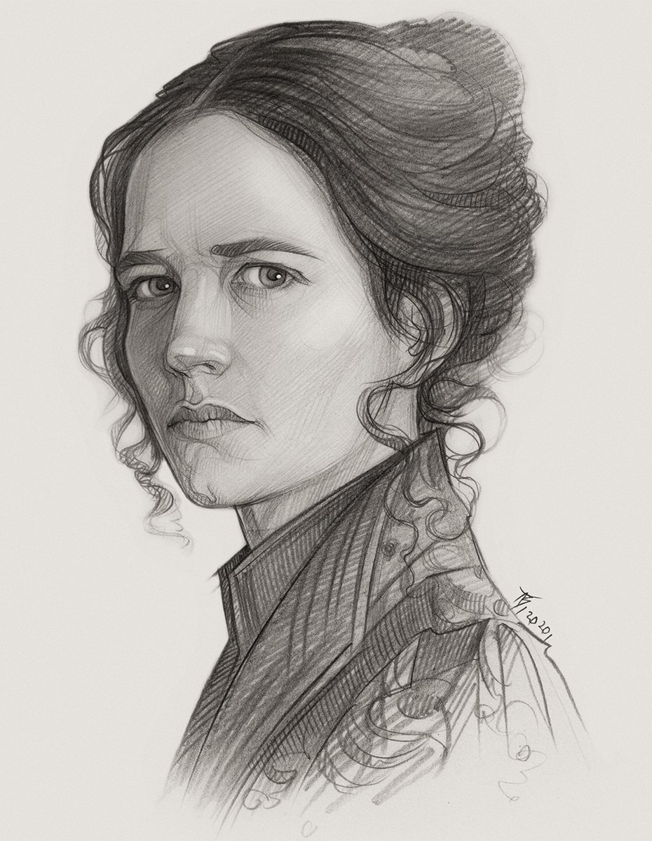 tendaleeart's tweet photo. ✏️ #portrait #sketch #EvaGreen #портрет #PennyDreadful #draw #ЕваГрин #VanessaIves https://t.co/Rkv8Y5hxXc