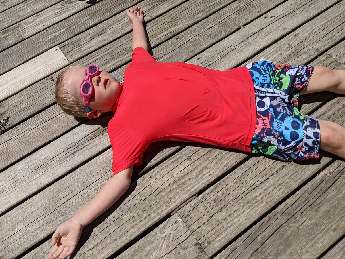 iamapumpkin's tweet photo. My five year old is a Wes Anderson character. He's laying like this and just said, "I feel weird about bein' alive." #wesanderson #weird #kids #hesfuckingfive #ifeelyakid https://t.co/9SlTUyVIST