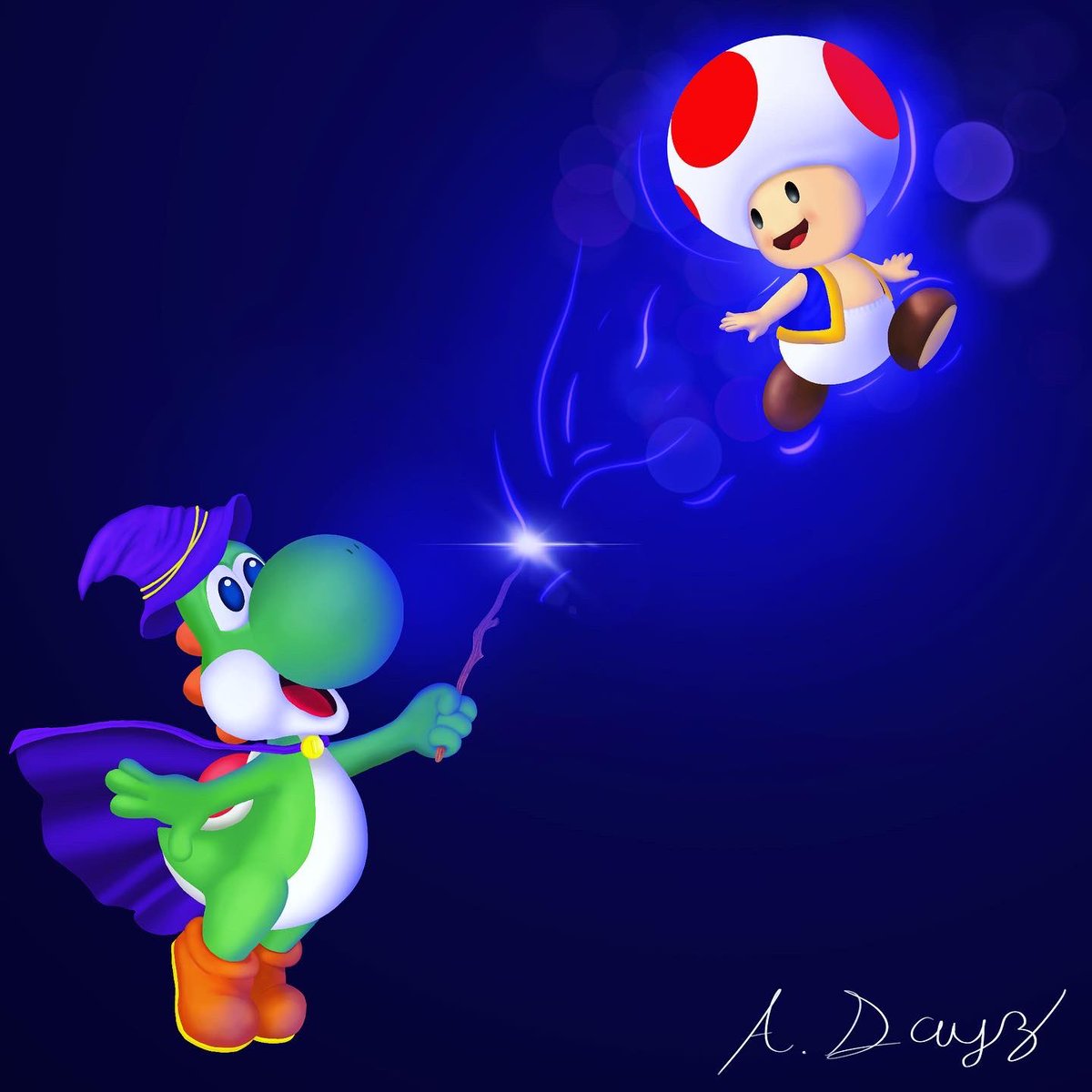 AngelieDayz's tweet photo. Audity challenge Day 2 🧙🏼‍♂️“draw your favorite Mario character as a witch”. #wannadrawchallenge #ArtistOnTwitter #artist #digitalart #mario #yoshi #witch #wizard #magic #disneyvibes #toad https://t.co/JIsztX6LHj