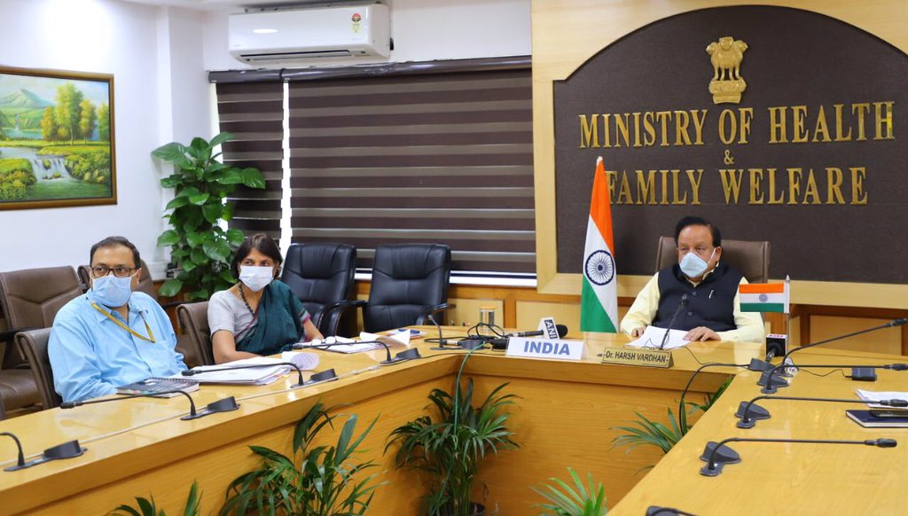 drharshvardhan's tweet photo. Honoured to have addressed the virtual Summit of 'Ministers of Health of Member States of #NonAlignedMovement Contact Group'. The meeting was chaired by Mr Ogtay Shiraliyev, Minister of Health, Republic of Azerbaijan.
 
@MoHFW_INDIA #NAM #COVID19 @SehiyyeN @WHO https://t.co/8Jt3pLyItv
