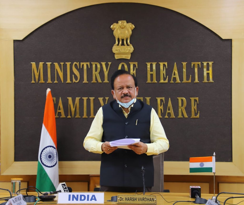 drharshvardhan's tweet photo. Honoured to have addressed the virtual Summit of 'Ministers of Health of Member States of #NonAlignedMovement Contact Group'. The meeting was chaired by Mr Ogtay Shiraliyev, Minister of Health, Republic of Azerbaijan.
 
@MoHFW_INDIA #NAM #COVID19 @SehiyyeN @WHO https://t.co/8Jt3pLyItv