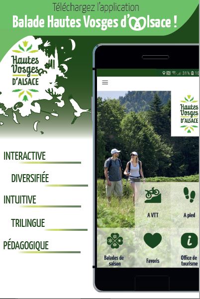 ChloroMobile's tweet photo. Des contreforts des Vosges à la plaine d'Alsace, (re)découvrez le territoire @HteVosgesAlsace  grâce à l'application "Balades et randonnées en Hautes Vosges d'Alsace" 
#JeSoutiensLeTourismeEnFrance #MadeInChloro #GooglePlay #AppStore #Masevaux #Saintamarin, #ThannCernay https://t.co/ItzgfQteN6