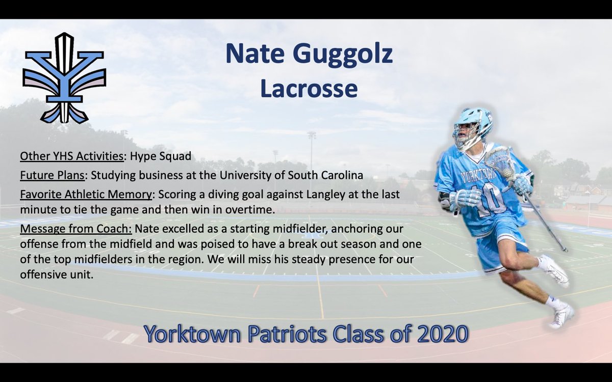 yhssports's tweet photo. Boys lax stalwart and future biz major, Guggs https://t.co/7i7rTj7UDG