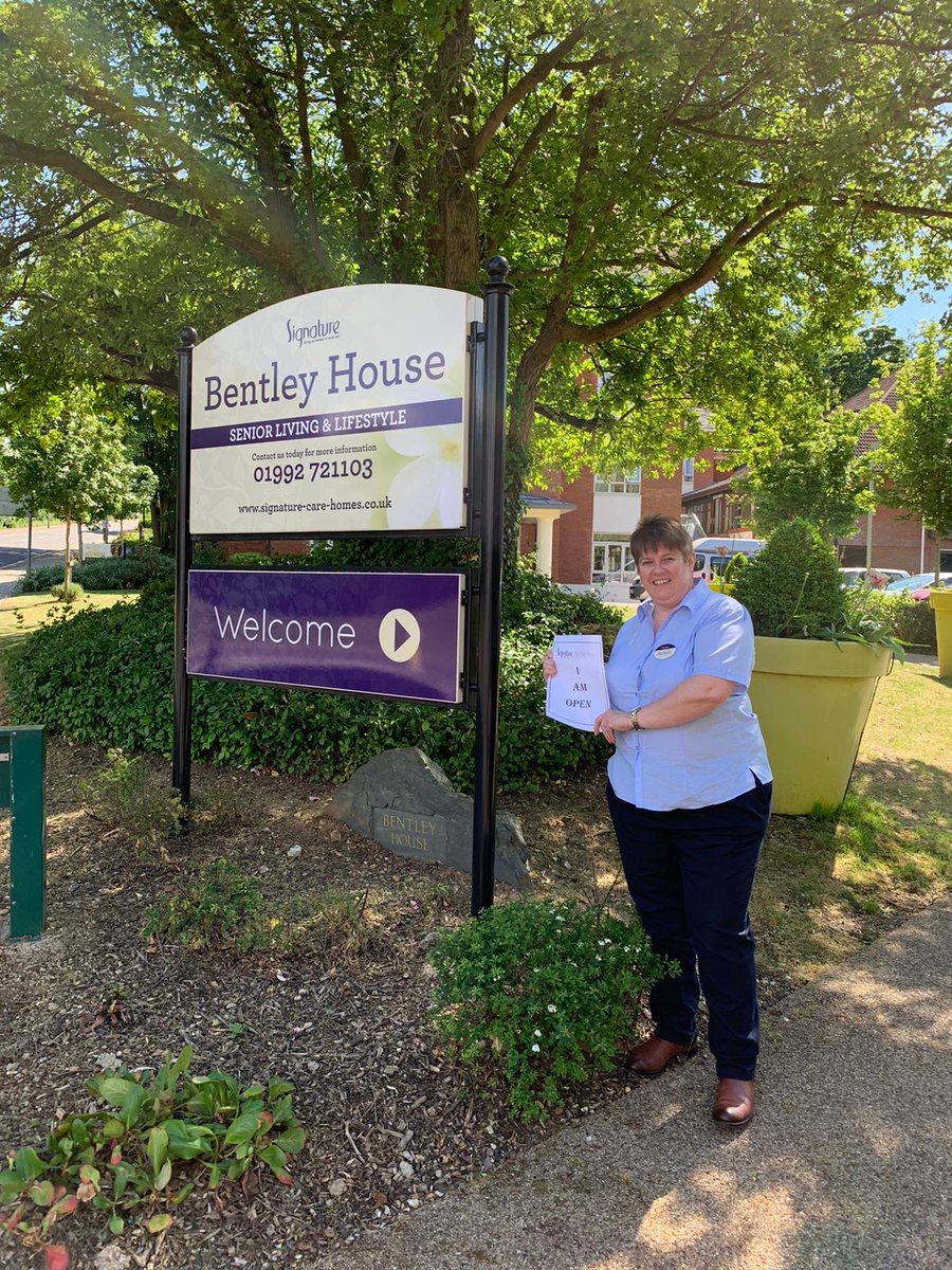 SignatureCareHomes (@signaturesl) on Twitter photo Hey <a href="/HertsMercury/">Herts Live</a>, WE are open here at Bentley House! AND across all Signature homes!
#IAmOpen #WeAreOpen Hey <a href="/HertsMercury/">Herts Live</a>, WE are open here at Bentley House! AND across all Signature homes!
#IAmOpen #WeAreOpen