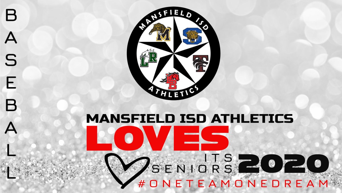 Mansfield ISD Athletics would like to pay special tribute to all of the Class of 2020 Baseball Players.  

Best of Luck Next Year! <a href="/legacybaseball9/">Legacy Baseball</a> <a href="/tview_baseball/">Timberview Wolves Baseball</a> <a href="/SummitBaseball/">SUMMIT BASEBALL</a> <a href="/LRHSBASEBALL/">Lake Ridge Baseball</a> <a href="/MHSTigerBSBL/">Mansfield Baseball</a> 
#OneTeamOneDream

youtube.com/watch?v=s-FDwl…