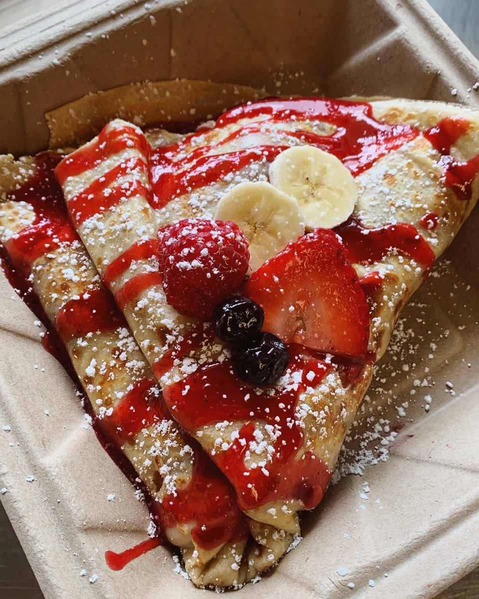 ABCrepes's tweet image. Some days the best way to create your own happiness is to create your own crepe. 🥰

Here we have raspberries, bananas, strawberries, blueberries, and razz jelly. Tell us your go to crepe in the comments! 👇🏽