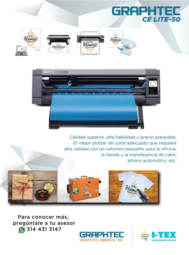itexcolombia's tweet photo. Amplié el mercado de uso comercial, pequeña oficina, tienda .El plotter  de corte Graphtec CE LITE-50 ofrece alta calidad de corte, productividad y rentabilidad. Permite crear productos originales fácilmente con un panel táctil de 4,3 pulgadas.

#Itexcolombia #grapthec https://t.co/qVm1P91fa9