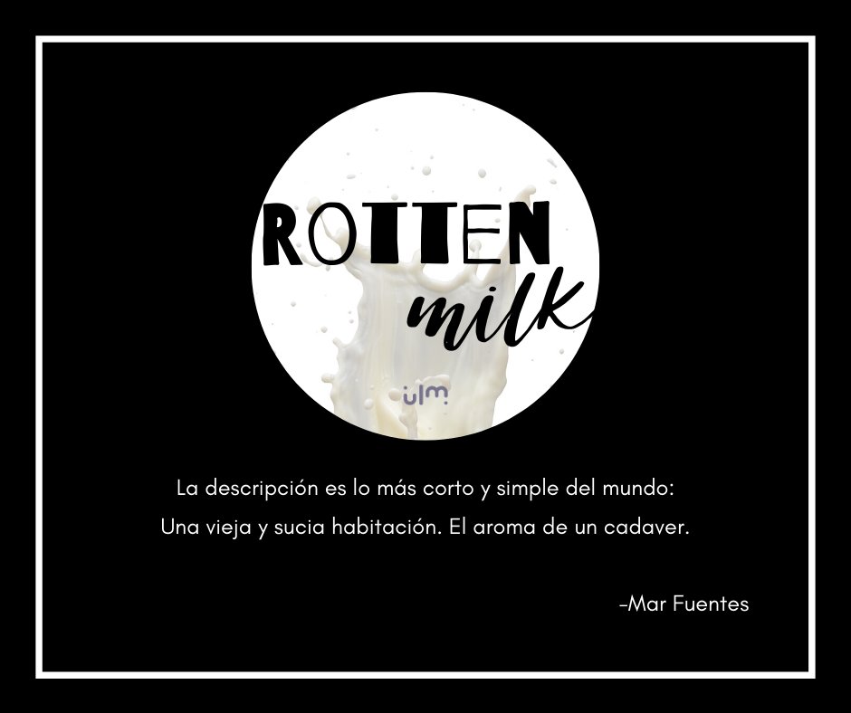 Un Miércoles de Playlist más en ULM.
Hoy presentamos las #25Canciones que nos comparte la internauta Mar Fuentes:

• • ROTTEN MILK • •
⬇️ ⬇️ ⬇️ ⬇️

bit.ly/ULM-MarFuentes…