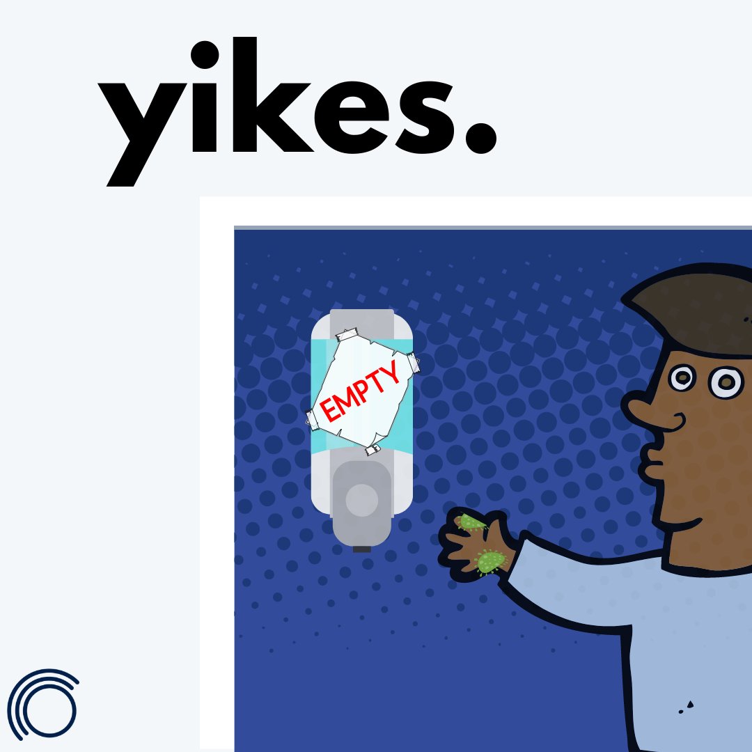 nodafi_app's tweet photo. Yikes! That's not good. Skipping the sanitizer is NOT an option anymore, and an empty dispenser isn't going to help anyone. 

nodaFi is your sidekick to ensure that no matter the space you're in, it's prepared to keep you #safe and #healthy. https://t.co/pxXCmj8C3V