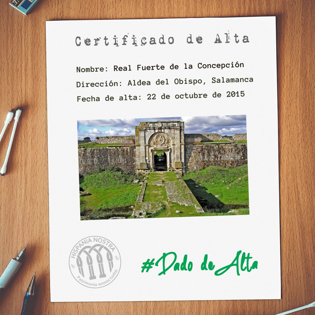 HispaniaNostra's tweet photo. El Real Fuerte de la Concepción salió a #ListaVerde en 2015! 🤩 Aunque se construyó con motivo de la Guerra de Independencia Portuguesa, hoy este espacio alberga un hotel de 4 ⭐⭐⭐⭐
¿Quieres descubrirlo?
👉 https://t.co/vOeTZkVZ2G
#DadodeAlta #PatrimonioSomosTodos https://t.co/xDIj2kKuvm