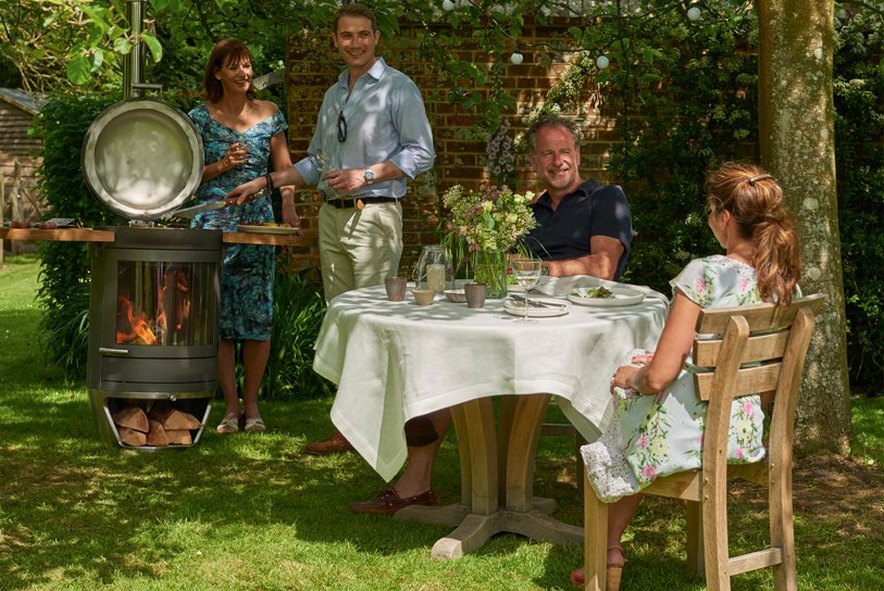 FiresTayside's tweet photo. Temperatures are soaring today, and we're thinking BBQ! 🥩 With us spending more time in our homes and gardens at the moment, why not consider a garden stove that delivers it all – complete with a grill! Explore the Chesney's Outdoor range at https://t.co/pCJ1m1CG8n https://t.co/1xZxp8uWRx