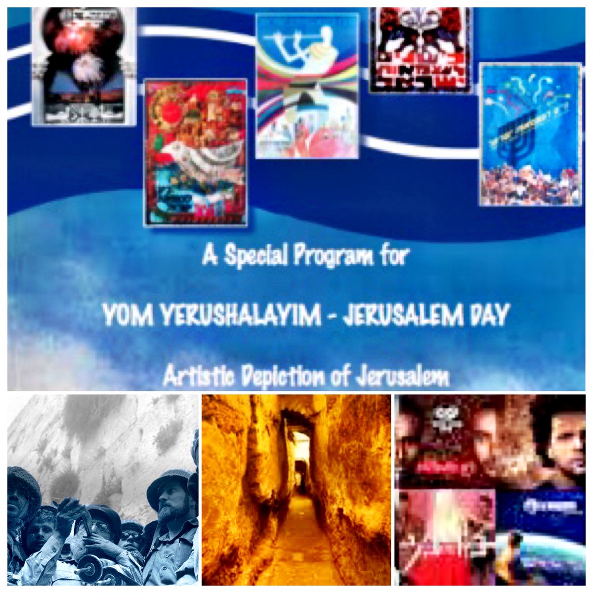 The Icenter Celebrate Yomyerushalayim Jerusalem Day Starting Thursday Evening In Israel Through Postertales Music Video Playlists From Toldotyisrael And Even A Live Tour Of The Westernwall Tunnels All Available Through Our