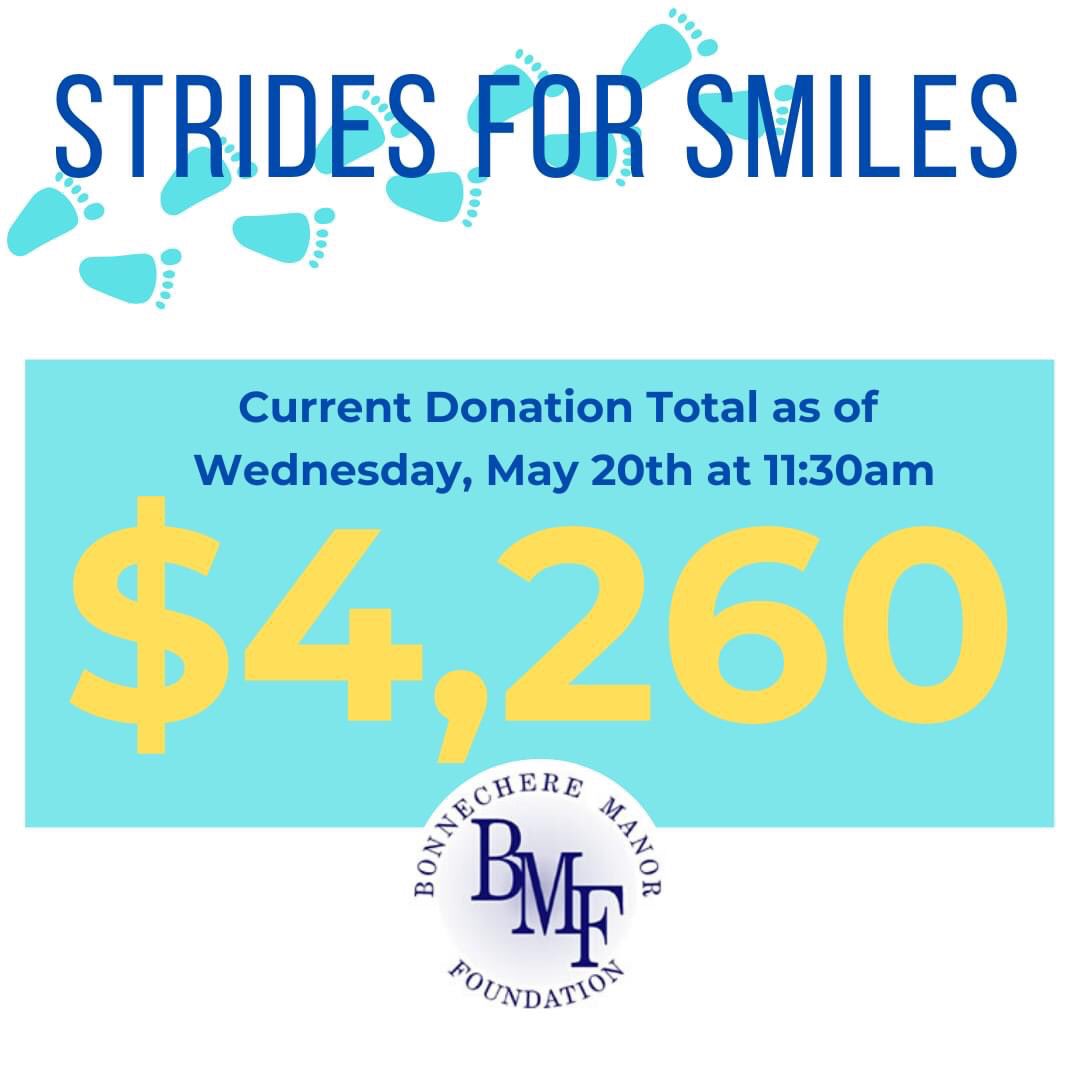 CORLTCHs's tweet photo. THANK YOU to everyone who has generously donated to Strides for Smiles thus far!

💙✨👣

#StridesForSmiles #OneStepAtATime #HatsOffForHarold

Looking to donate to Strides for Smiles to help support the Bonnechere Manor? Click here ➡️ https://t.co/8abNYqDN3d or send a cheque! https://t.co/9EPSI1ima0