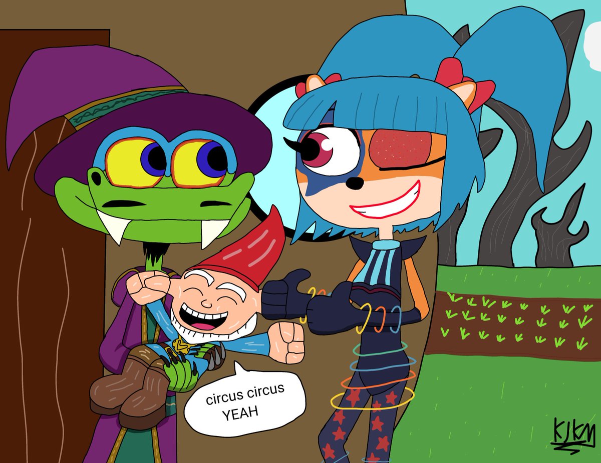 criJoe76's tweet photo. Megumi invites Joe and Velo to go to the circus tonight ๐ช
#megumibandicoot
#megumigang
#komodojoe
#realvelo
#velo
#CrashTeamRacingNitroFueled
#CrashBandicootFanart
#CrashBandicoot
#CrashTeamRacing https://t.co/1az5XvqTH4