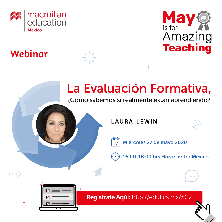 MacmillanMexico's tweet photo. ¿Estás seguro que tus alumnos aprenden? Laura Lewin nos acompañará en una sesión llena de aprendizaje.
Regístrate en https://t.co/K7IOBo6igz
#MacmillanMX #Webinar #MayIsForAmazingLearning https://t.co/itTdvrAdOV