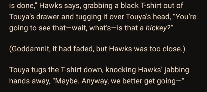 Gah! Ouch! My poor Hawks!