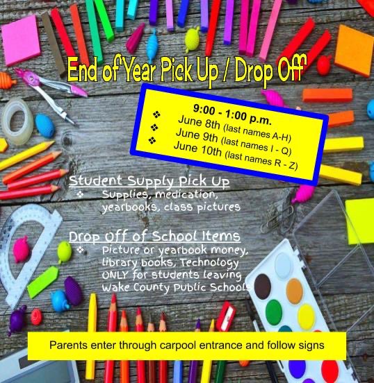 schwARTzROOM's tweet photo. 2D art that was left in the art room or hanging in the hallway was delivered to teachers today and will be included in student bags for pick up on these dates! 3D art will go home next school year! @BryanRoadES https://t.co/wAnPVi6rHZ