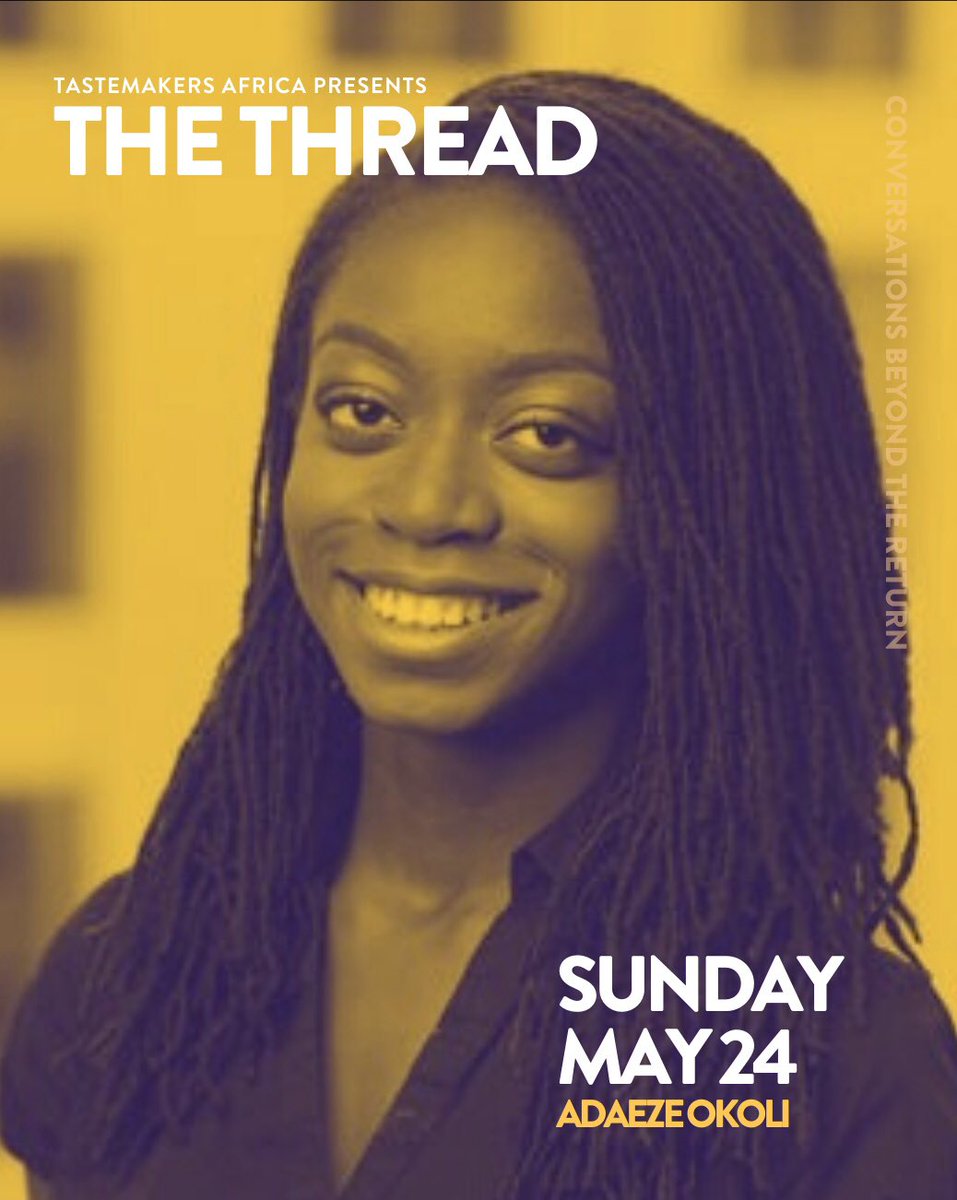 AisforAdaeze's tweet image. Excited to be speaking this weekend at @TstmkrsAfrica #WeAretheThread virtual conference! It’s going to be a great opportunity to be in communion with amazing leaders from across the diaspora in tech, media, entrepreneurship, policy + more. Register here: bit.ly/2zK1aeL