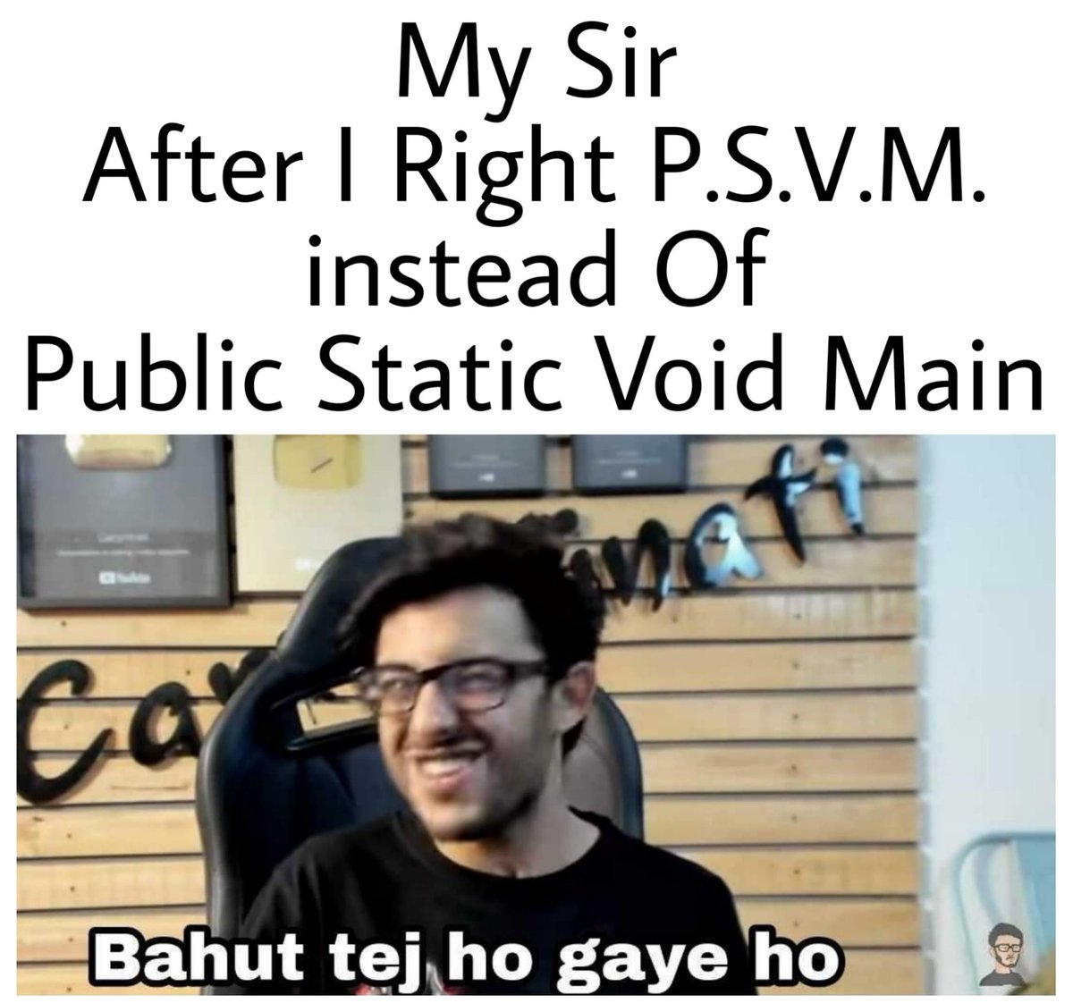 ruchitkukadiya's tweet photo. 🙌😆
.
.
#Java #programmingmemes #hindimemes #memesdaily #javamemes 
.
.
😂 https://t.co/4994WN5GYu