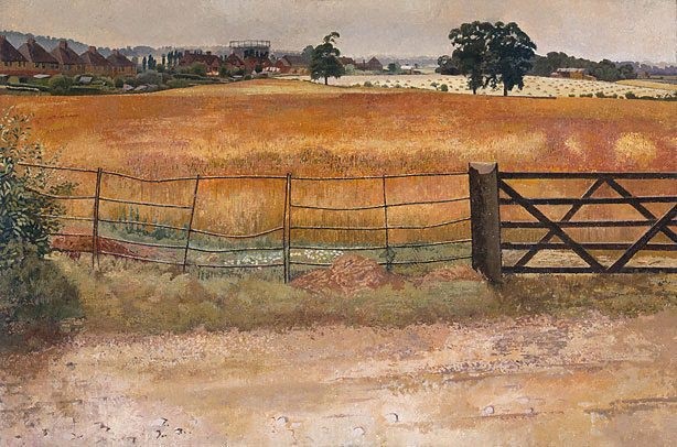 Stanley Spencer, Wheatfield at Starlings, 1947