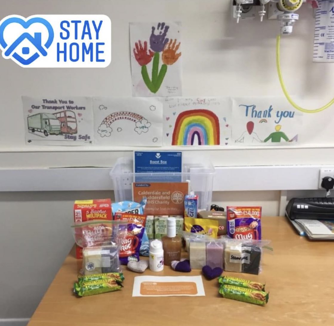 ODTeam_CHFT's tweet photo. Another lovely picture sent to us by the children’s ward here at @CHFTNHS 🥰 so glad they liked their #boostbox! @CHFTCharity #onecultureofcare https://t.co/fSMamHH1OY